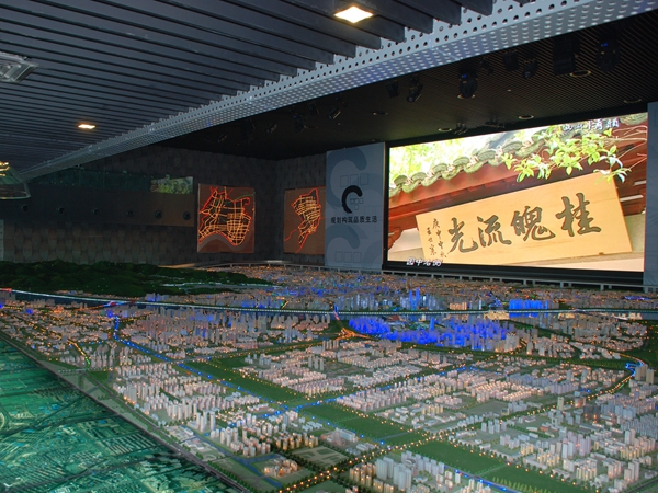 杭州城市規劃展示館（guǎn）室內全彩顯示屏