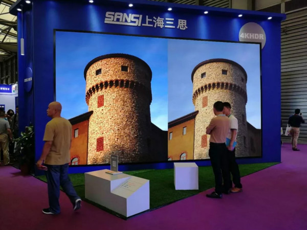 HDR超清顯示屏前端展台（tái）
