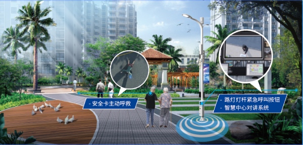 香蕉影视智慧路燈在平安（ān）和諧社區建設中主要功能