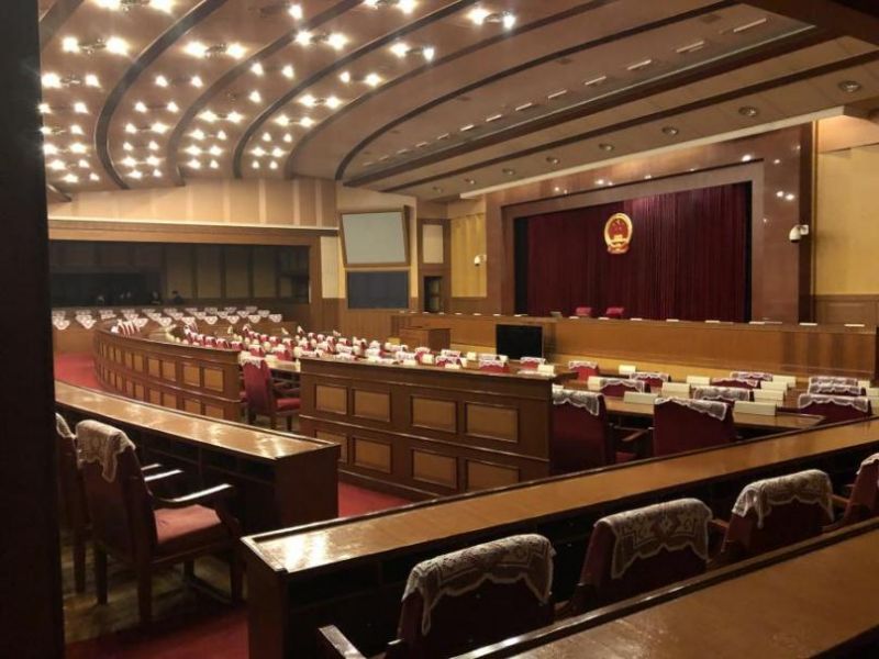 山東人大（dà）常委會表（biǎo）決係統會（huì）議室