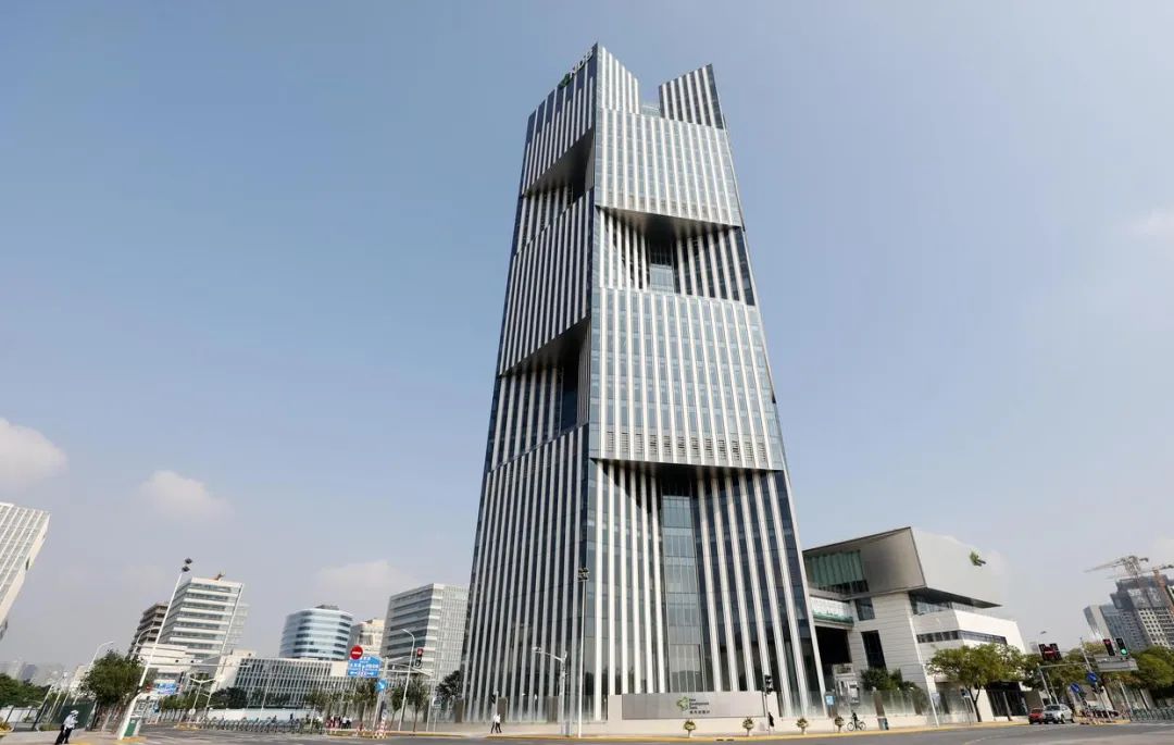 金磚銀行總部大樓/圖源新華社（shè）